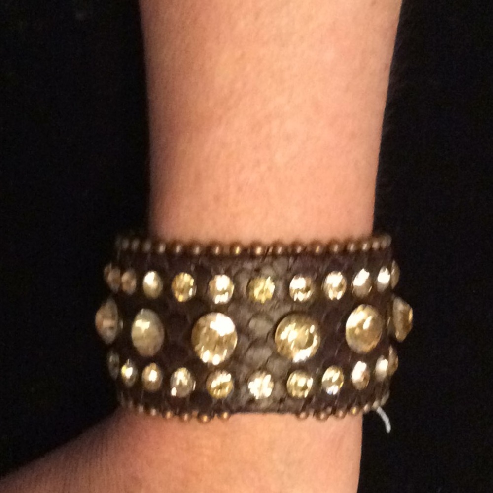 Leather wrap bracelet